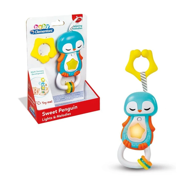 PARAPLY 17331 Baby Clementoni İnteraktif Penguen Oyuncak / +6 ay Kız Erkek Çocuk Oyuncak Eğitici Oyuncaklar ürün görseli 1