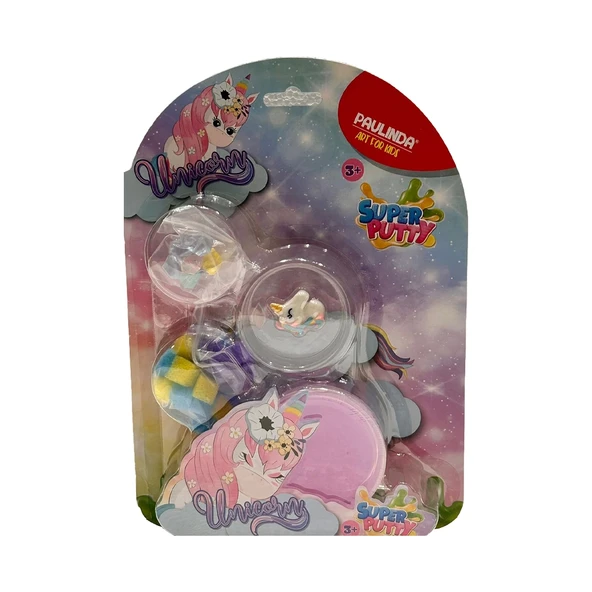 PARAPLY Paulinda Slime Super Putty Unicorn 80 ml S00095547 Kız Erkek Çocuk Oyuncak Eğitici Oyuncaklar ürün görseli 1