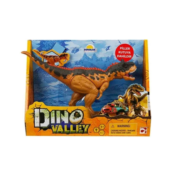 PARAPLY Sesli ve Işıklı Dino Valley Dinozor - 81889 Kız Erkek Çocuk Oyuncak Eğitici Oyuncaklar ürün görseli 1