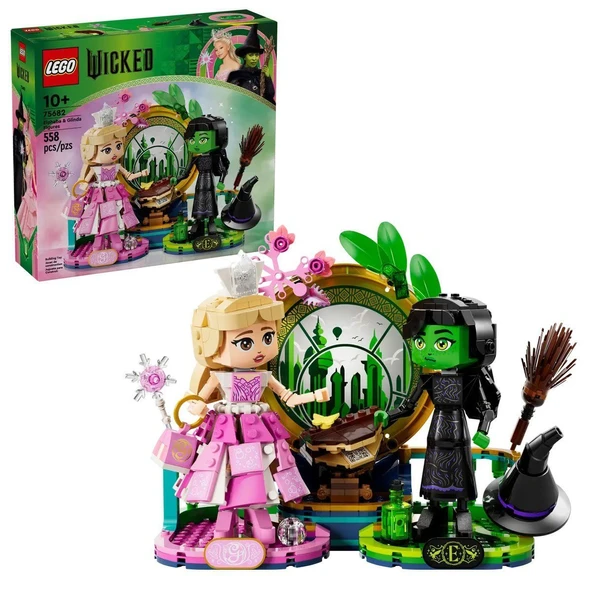 PARAPLY 75682 Lego Wicked - Elphaba ve Glinda Figürleri 558 parça +10 yaş Kız Erkek Çocuk Oyuncak Eğitici Oy ürün görseli 1