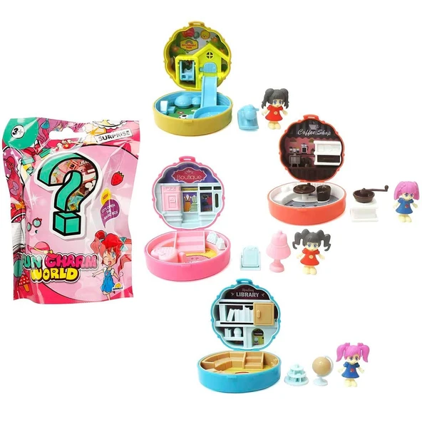 PARAPLY Taşınabilir Dollhouse Mini Figür Sürpriz Paket Kız Erkek Çocuk Oyuncak Eğitici Oyuncaklar ürün görseli 1