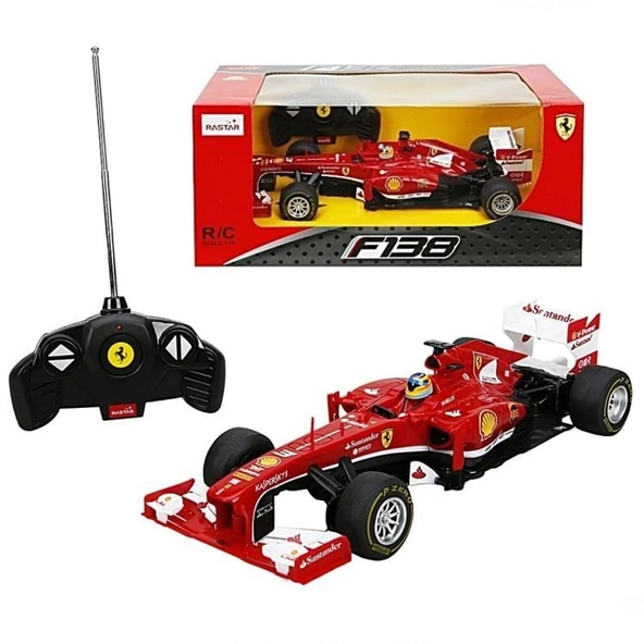 PARAPLY Rastar Kumandalı 1:18 Ferrari F138 F1 Kız Erkek Çocuk Oyuncak Eğitici Oyuncaklar ürün görseli 1
