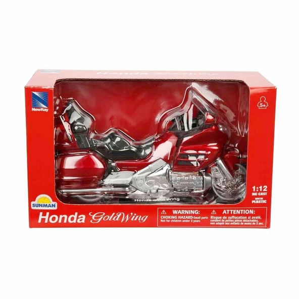 PARAPLY 57253 1:12 Honda Gold Wing 2010 Motor -Sunman Kız Erkek Çocuk Oyuncak Eğitici Oyuncaklar ürün görseli 1