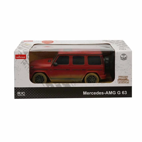 PARAPLY 32022 1:24 Mercedes Benz AMG G 63 Muddy Uzaktan Kumandalı Araba Kız Erkek Çocuk Oyuncak Eğitici Oyun ürün görseli 1