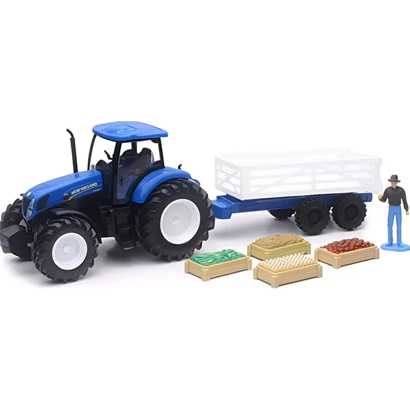 PARAPLY New Holland 1/32 Çiftlik Aracı ve Traktör T7.270 Kız Erkek Çocuk Oyuncak Eğitici Oyuncaklar ürün görseli 1