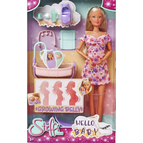 PARAPLY Hamile Steffi Karnı Büyüyen Bebek 29cm SMB-105733680 Kız Erkek Çocuk Oyuncak Eğitici Oyuncaklar ürün görseli 1
