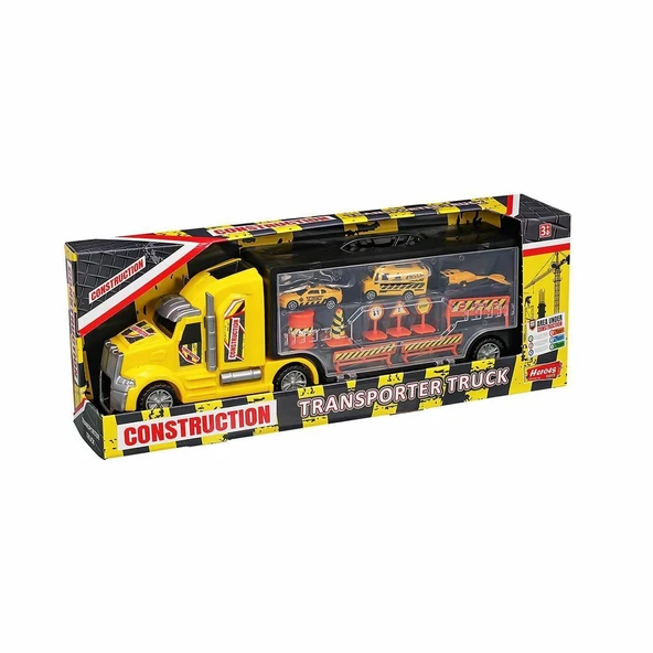 PARAPLY ERN-874 Heroes Toys Çantalı İnşaat Taşıyıcı Tır Seti Kız Erkek Çocuk Oyuncak Eğitici Oyuncaklar ürün görseli 1