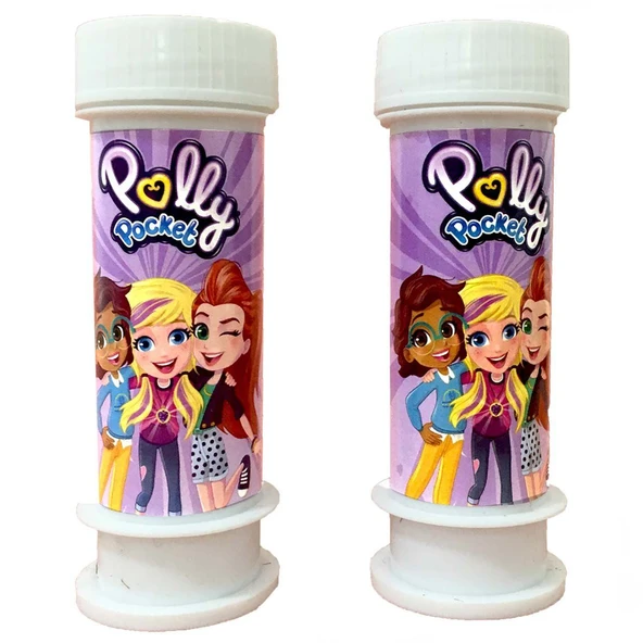 PARAPLY ​​​​​​​Polly Pocket Temalı 2'li Köpük Baloncuk Kız Erkek Çocuk Oyuncak Eğitici Oyuncaklar ürün görseli 1