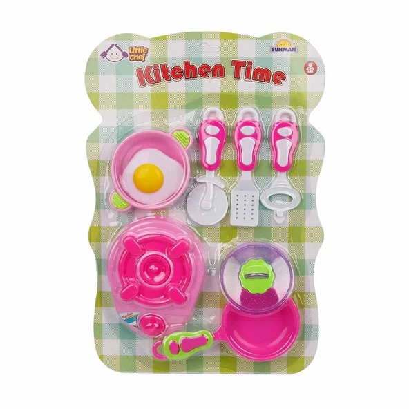 PARAPLY 2738 Little Chef Mutfak Gereçleri Seti Kız Erkek Çocuk Oyuncak Eğitici Oyuncaklar ürün görseli 1