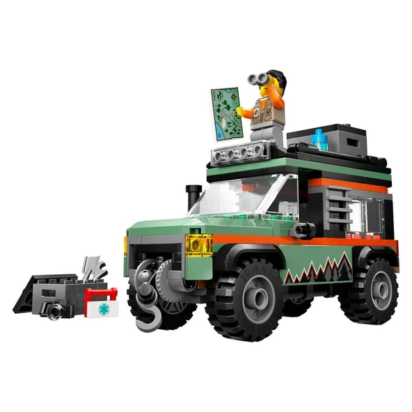 PARAPLY LEGO City 4x4 Arazi Dağ Arabası 60447 Kız Erkek Çocuk Oyuncak Eğitici Oyuncaklar ürün görseli 1