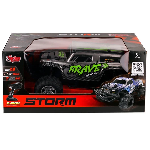 PARAPLY SYR-666-838 Kumandalı Şarjlı Storm Jeep 1:18 -Vardem Oyuncak Kız Erkek Çocuk Oyuncak Eğitici Oyuncak ürün görseli 1