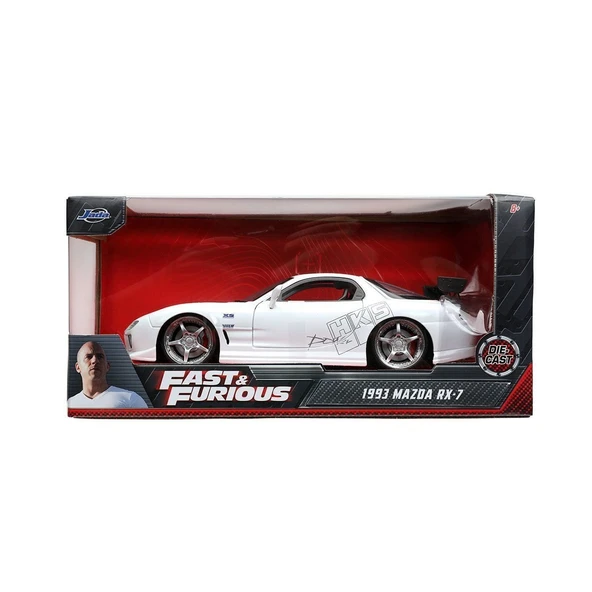 PARAPLY 253203065 Jada Fast Furious 1993 Mazda RX-7 1 24 Kız Erkek Çocuk Oyuncak Eğitici Oyuncaklar ürün görseli 1