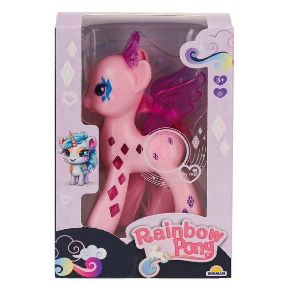 PARAPLY 4385 Işıklı Unicorn Figür Kız Erkek Çocuk Oyuncak Eğitici Oyuncaklar ürün görseli 1