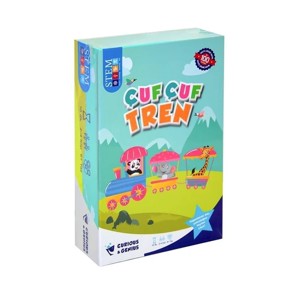PARAPLY 55092 Çuf Çuf Tren Kız Erkek Çocuk Oyuncak Eğitici Oyuncaklar ürün görseli 1