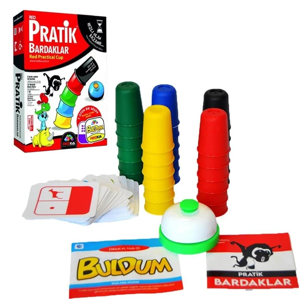 PARAPLY Pratik Bardaklar Buldum Oyun Hediyeli Eğitici Oyuncak Kız Erkek Çocuk Oyuncak Eğitici Oyuncaklar ürün görseli 1
