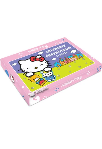 PARAPLY Hello Kitty Eğlenerek Öğreniyorum 23 Parça Puzzle Kız Erkek Çocuk Oyuncak Eğitici Oyuncaklar ürün görseli 1