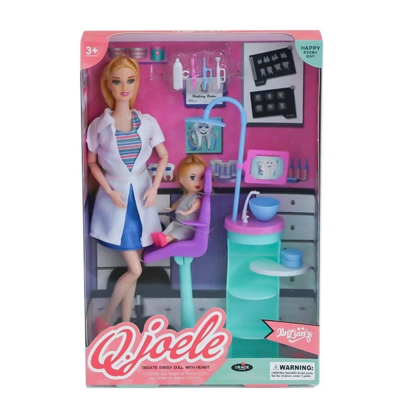 PARAPLY L5748C Diş Hekimi Bebek Oyun Setleri Kız Erkek Çocuk Oyuncak Eğitici Oyuncaklar ürün görseli 1