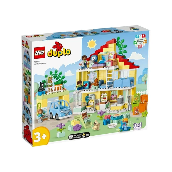 PARAPLY 10994 LEGO® Duplo® 3’ü 1 Arada Aile Evi 218 parça +3 yaş Kız Erkek Çocuk Oyuncak Eğitici Oyuncaklar ürün görseli 1