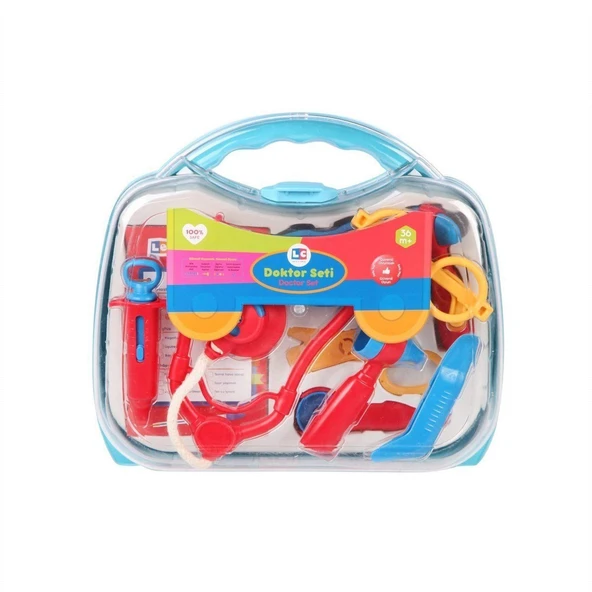 PARAPLY 30898 Let's be Child - Çantalı Doktor Oyun Seti +36 ay Kız Erkek Çocuk Oyuncak Eğitici Oyuncaklar ürün görseli 1