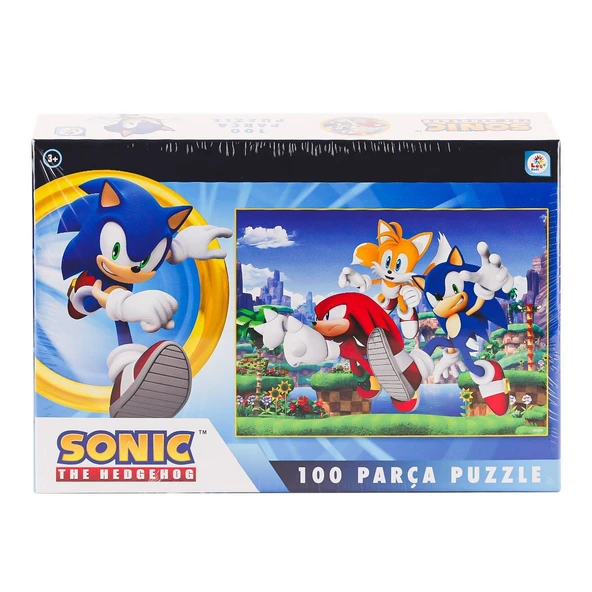 PARAPLY SO0052 Sonic 100 Parça Puzzle -Laçokids Kız Erkek Çocuk Oyuncak Eğitici Oyuncaklar ürün görseli 1