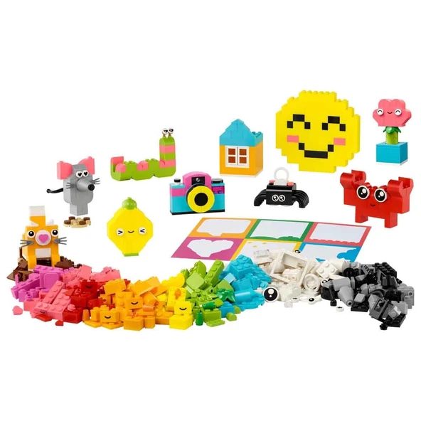 PARAPLY LEGO Classic Yaratıcı Mutlu Kutu 11042 Kız Erkek Çocuk Oyuncak Eğitici Oyuncaklar ürün görseli 1