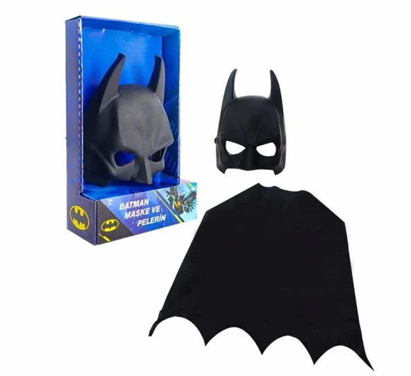 PARAPLY Batman Maske ve Pelerin Kız Erkek Çocuk Oyuncak Eğitici Oyuncaklar ürün görseli 1