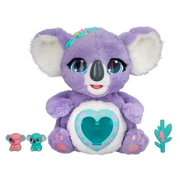 PARAPLY Sesli ve Işıklı İnteraktif Peluş Anne Koala Kız Erkek Çocuk Oyuncak Eğitici Oyuncaklar ürün görseli 1