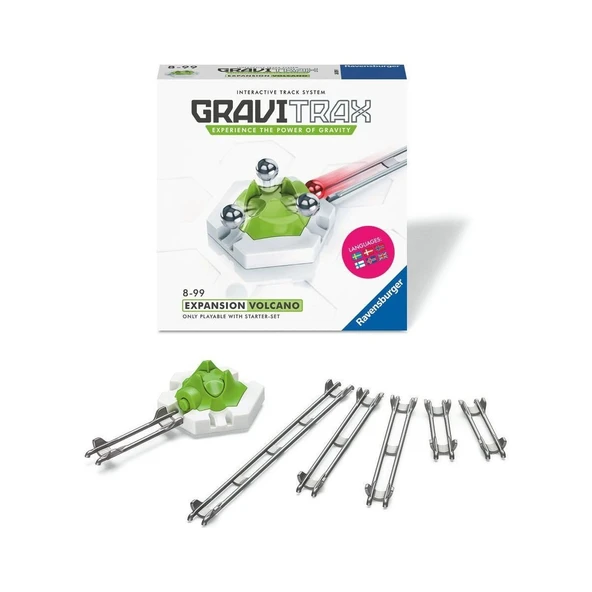 PARAPLY 261543 Gravitrax Volcano - Parkur Geliştirme Ek Paket Kız Erkek Çocuk Oyuncak Eğitici Oyuncaklar ürün görseli 1