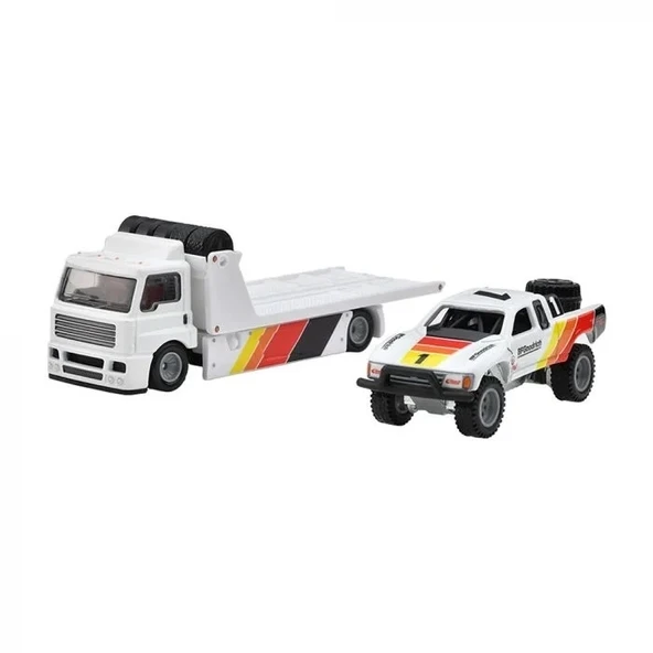 PARAPLY Hot Wheels Premium Team Transport Toyota Off-Road Truck HRV39 Kız Erkek Çocuk Oyuncak Eğitici Oyunca ürün görseli 1