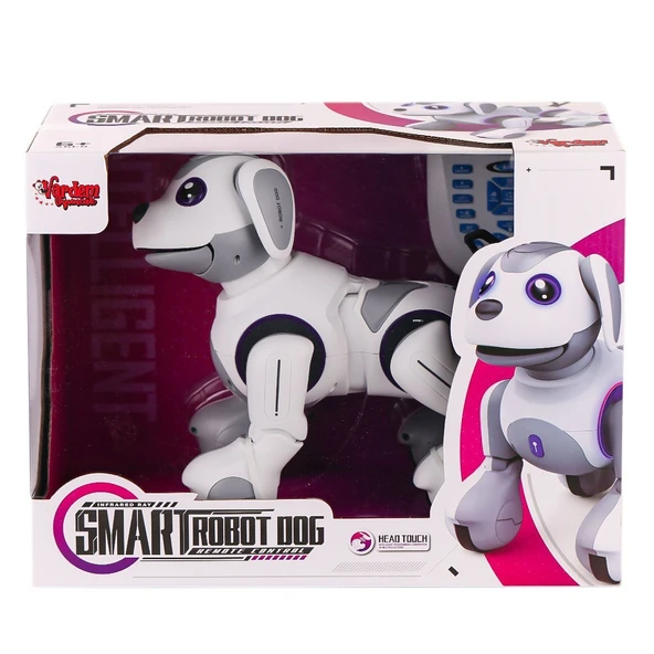 PARAPLY G14 Kumanlı Şarjlı Smart İnteraktif Akıllı Robot Köpek -Vardem Oyuncak Kız Erkek Çocuk Oyuncak Eğiti ürün görseli 1
