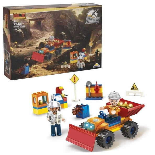 PARAPLY S00004416 BLX MİNİNG SET 2FGR 104 PRÇ LEGO -SUN Kız Erkek Çocuk Oyuncak Eğitici Oyuncaklar ürün görseli 1