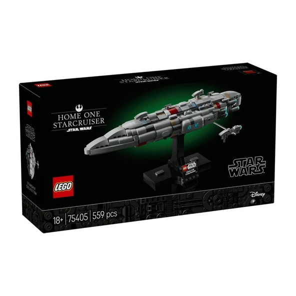 PARAPLY 75405 Lego Star Wars - Home One Starcruiser 559 Parça +18 Yaş Kız Erkek Çocuk Oyuncak Eğitici Oyunca ürün görseli 1