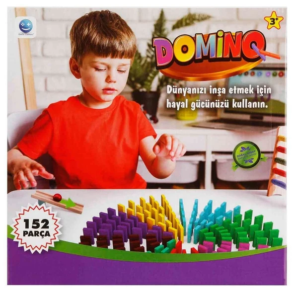 PARAPLY Smile Games Domino Oyunu Kız Erkek Çocuk Oyuncak Eğitici Oyuncaklar ürün görseli 1