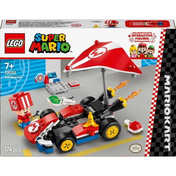 PARAPLY LEGO Super Mario: Mario Kart Standard Kart Oyun Seti 72032 Kız Erkek Çocuk Oyuncak Eğitici Oyuncakla ürün görseli 1