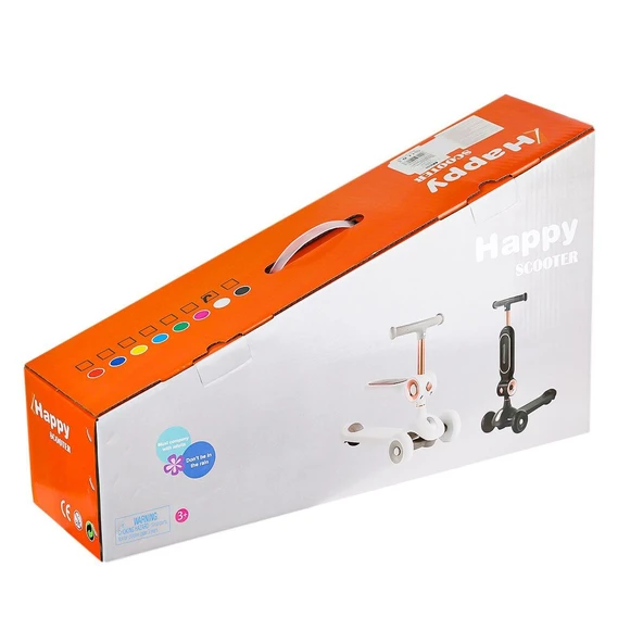 PARAPLY KM638 Sesli ve Işıklı Scooter Oturaklı - C03.KM638 - Stokta Olan Renk Gönderilir Kız Erkek Çocuk Oyu ürün görseli 1