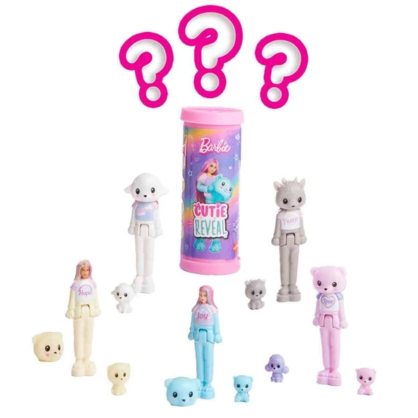 PARAPLY JCR15 Mini Barbieland Cutie Reveal Sürpriz Bebek -1adet fiyatıdır Kız Erkek Çocuk Oyuncak Eğitici Oy ürün görseli 1