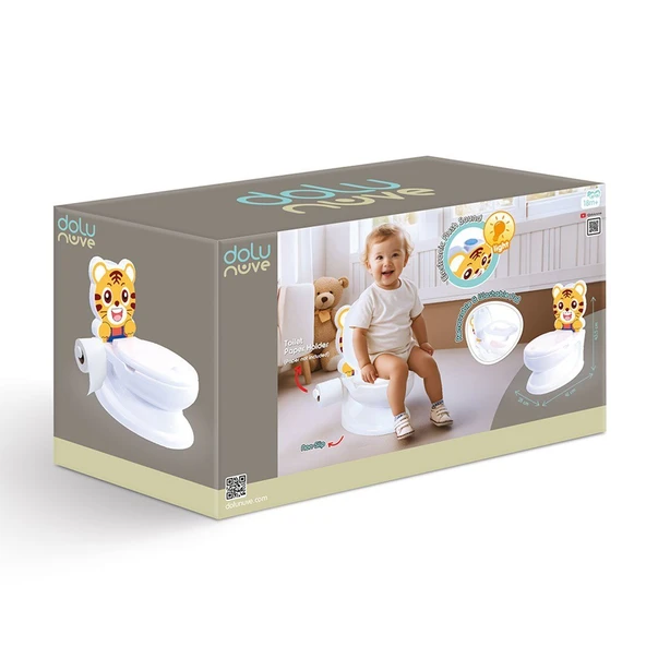 PARAPLY 7239 Kaplan Eğitici Klozet -Dolu Oyuncak Kız Erkek Çocuk Oyuncak Eğitici Oyuncaklar ürün görseli 1
