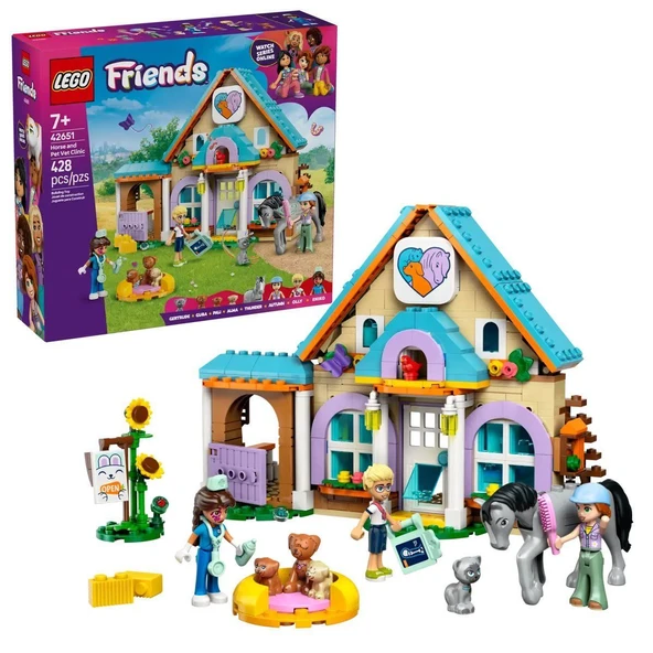 PARAPLY 42651 Lego Friends Veteriner Kliniği parça + yaş Kız Erkek Çocuk Oyuncak Eğitici Oyuncaklar ürün görseli 1