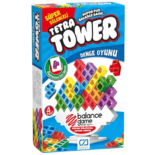 PARAPLY Tetra Tower Denge Kutu Oyunu Kız Erkek Çocuk Oyuncak Eğitici Oyuncaklar ürün görseli 1