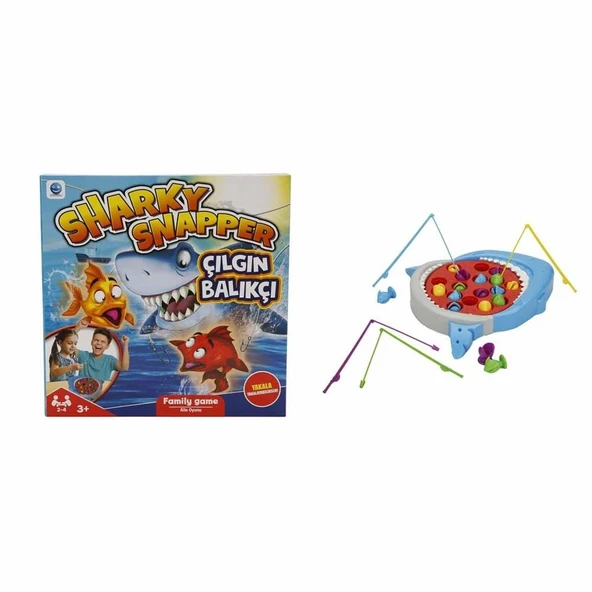 PARAPLY S00075471 OYUN SHARKY SNAPPER FİSHİNG GAME -SUN Kız Erkek Çocuk Oyuncak Eğitici Oyuncaklar ürün görseli 1