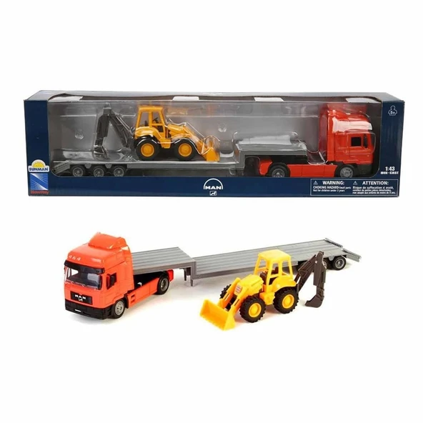 PARAPLY 1:43 Long Haul Man F2000 Taşıyıcı Tır Kız Erkek Çocuk Oyuncak Eğitici Oyuncaklar ürün görseli 1