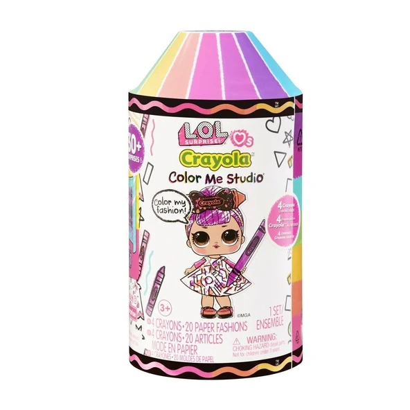 PARAPLY 505273 L.O.L. Tots Crayola Bebeği Kız Erkek Çocuk Oyuncak Eğitici Oyuncaklar ürün görseli 1