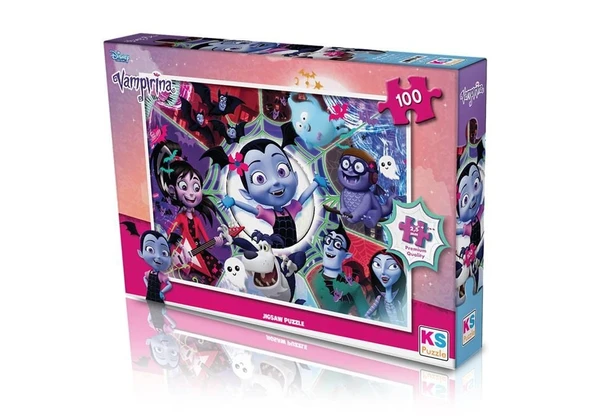 PARAPLY VP 714 VAMPİRİNA PUZZLE 100 -KS Kız Erkek Çocuk Oyuncak Eğitici Oyuncaklar ürün görseli 1