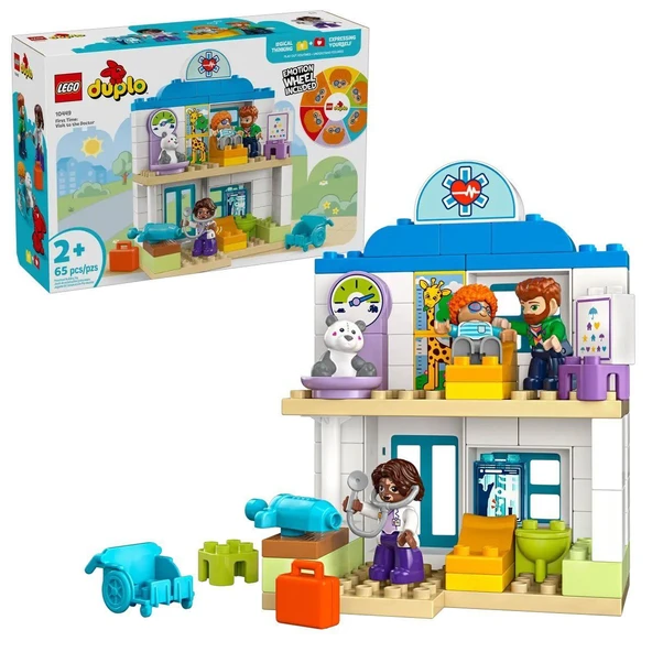 PARAPLY 10449 Lego Duplo İlk Doktor Ziyareti 65 parça +2aş Kız Erkek Çocuk Oyuncak Eğitici Oyuncaklar ürün görseli 1
