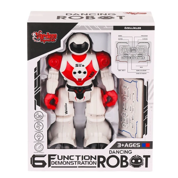 PARAPLY GGE-606-29 Kumandalı Işıklı Dansçı İnteraktif Robot Kız Erkek Çocuk Oyuncak Eğitici Oyuncaklar ürün görseli 1