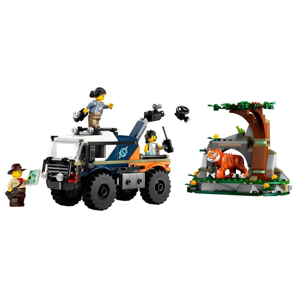 PARAPLY LEGO City Orman Kaşifinin Arazi Kamyonu 60426 Kız Erkek Çocuk Oyuncak Eğitici Oyuncaklar ürün görseli 1
