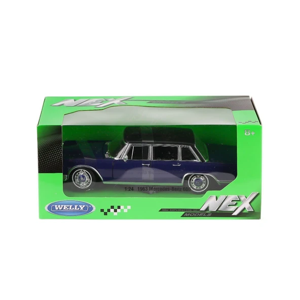 PARAPLY 24121 Welly 1963 Mercedes Benz 1:24 Model Araba -Karsan Kız Erkek Çocuk Oyuncak Eğitici Oyuncaklar ürün görseli 1