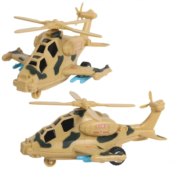 PARAPLY Kırılmaz Sürtmeli Helikopter 7703 Kız Erkek Çocuk Oyuncak Eğitici Oyuncaklar ürün görseli 1