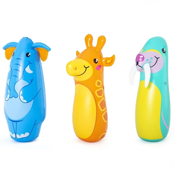 PARAPLY Bestway Hayvan Figürlü Hacı Yatmaz 89cm - 1adet Stokta Olan Gönderilir Kız Erkek Çocuk Oyuncak Eğiti ürün görseli 1