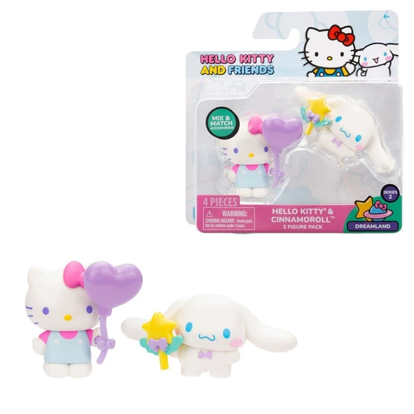 PARAPLY HKT06100 Hello Kitty 2li Mini Figür HKT0151-HKT0159 Kız Erkek Çocuk Oyuncak Eğitici Oyuncaklar ürün görseli 1